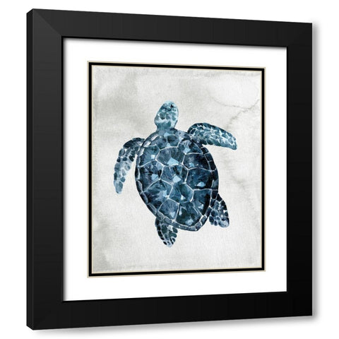 Sea Life 2 Black Modern Wood Framed Art Print with Double Matting by Allen, Kimberly