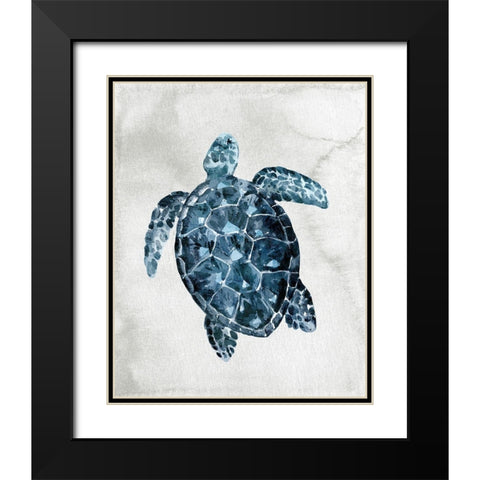 Sea Life 2 Black Modern Wood Framed Art Print with Double Matting by Allen, Kimberly
