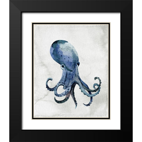 Sea Life 3 Black Modern Wood Framed Art Print with Double Matting by Allen, Kimberly