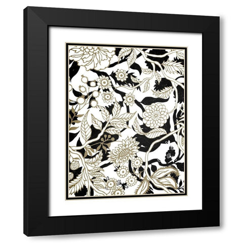 Vibes 1 Black Modern Wood Framed Art Print with Double Matting by Allen, Kimberly