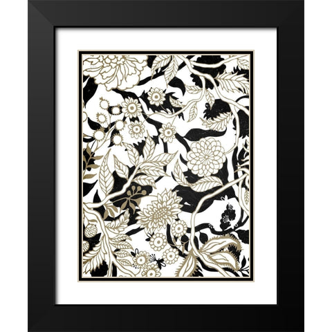 Vibes 1 Black Modern Wood Framed Art Print with Double Matting by Allen, Kimberly