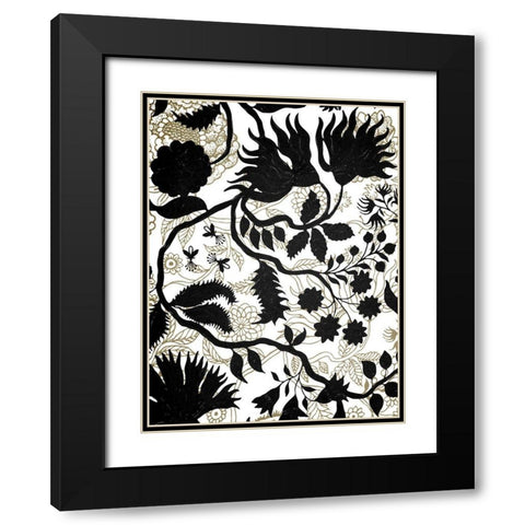 Vibes 2 Black Modern Wood Framed Art Print with Double Matting by Allen, Kimberly