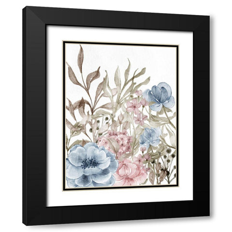 Bloom Black Modern Wood Framed Art Print with Double Matting by Allen, Kimberly