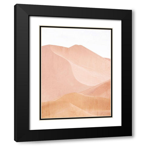 Dusty Dunes Black Modern Wood Framed Art Print with Double Matting by Allen, Kimberly