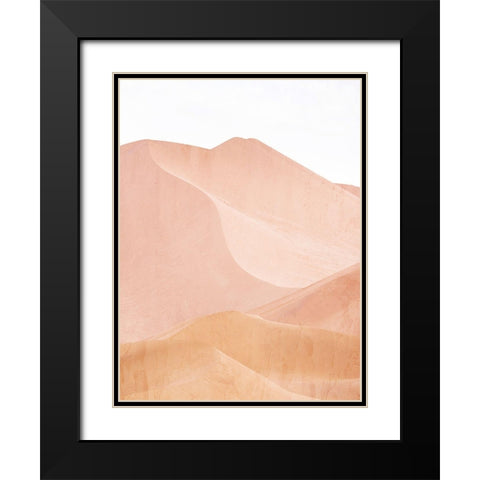 Dusty Dunes Black Modern Wood Framed Art Print with Double Matting by Allen, Kimberly