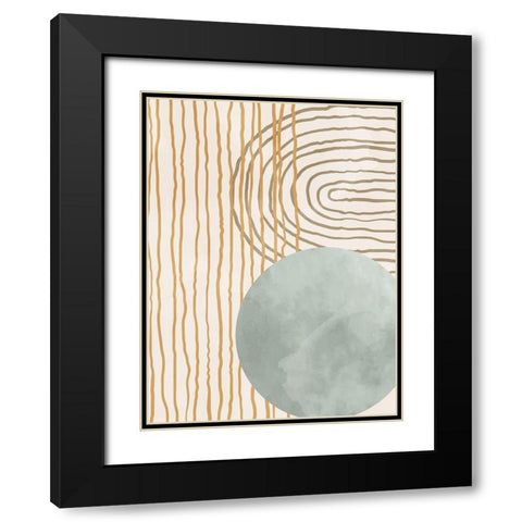 Organic Desert 1 Black Modern Wood Framed Art Print with Double Matting by Allen, Kimberly