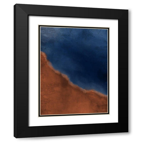 Earth and Sky Black Modern Wood Framed Art Print with Double Matting by Allen, Kimberly