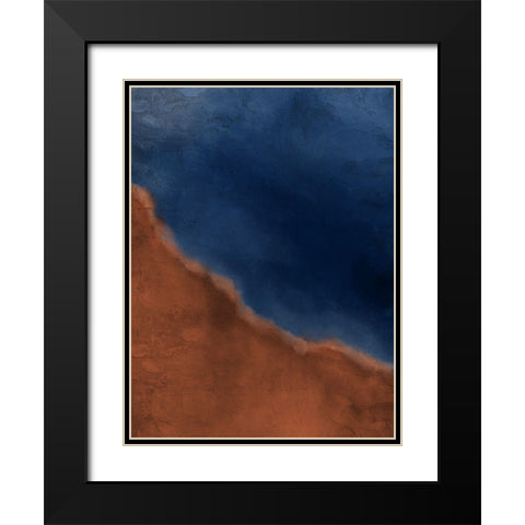 Earth and Sky Black Modern Wood Framed Art Print with Double Matting by Allen, Kimberly