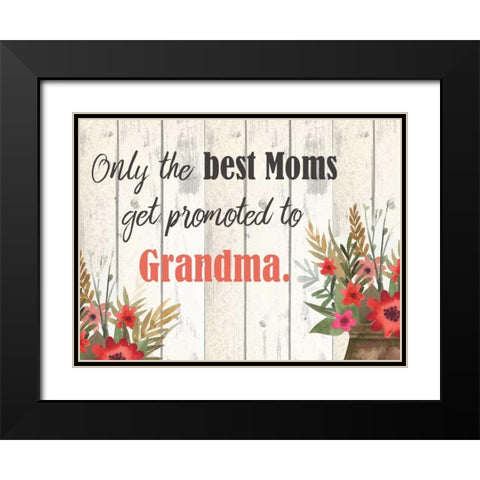 Only The Best Black Modern Wood Framed Art Print with Double Matting by Allen, Kimberly