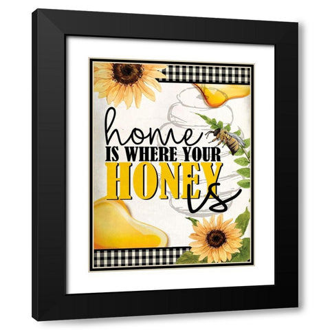 Bee Keeper 6 Black Modern Wood Framed Art Print with Double Matting by Allen, Kimberly