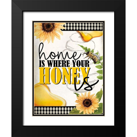 Bee Keeper 6 Black Modern Wood Framed Art Print with Double Matting by Allen, Kimberly