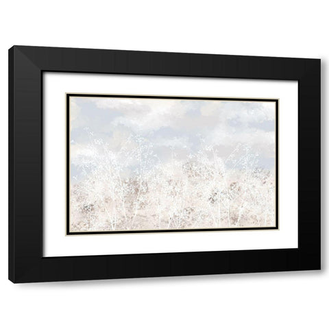 Soft Field Black Modern Wood Framed Art Print with Double Matting by Allen, Kimberly
