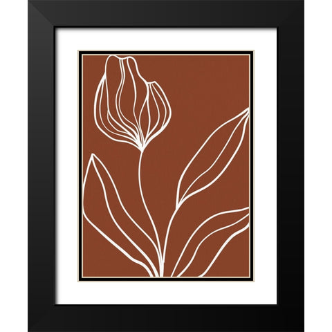 Staged Fall 1 Black Modern Wood Framed Art Print with Double Matting by Allen, Kimberly