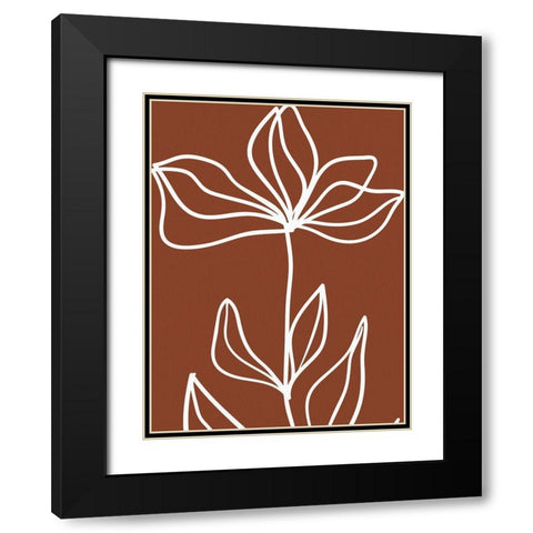 Staged Fall 2 Black Modern Wood Framed Art Print with Double Matting by Allen, Kimberly