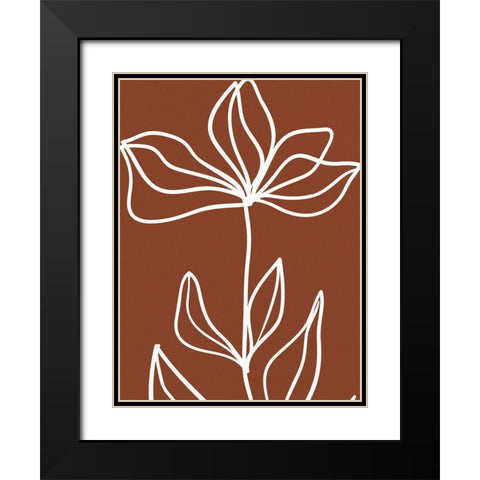 Staged Fall 2 Black Modern Wood Framed Art Print with Double Matting by Allen, Kimberly