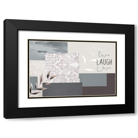 Love Beyond 7 Black Modern Wood Framed Art Print with Double Matting by Allen, Kimberly