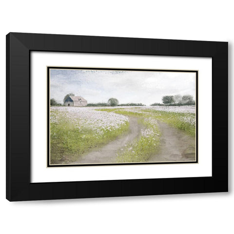 Country Roads Black Modern Wood Framed Art Print with Double Matting by Allen, Kimberly