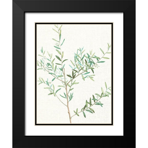 Branch 2 Black Modern Wood Framed Art Print with Double Matting by Allen, Kimberly