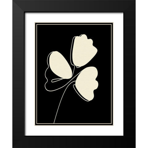 Natural 1 Black Modern Wood Framed Art Print with Double Matting by Allen, Kimberly
