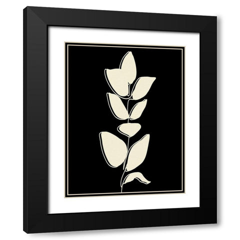 Natural 2 Black Modern Wood Framed Art Print with Double Matting by Allen, Kimberly