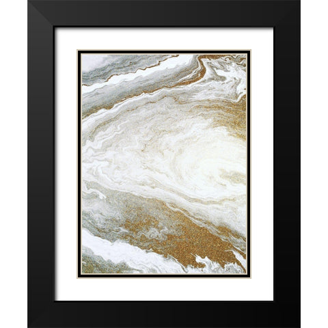 Clouds of Gold 2 Black Modern Wood Framed Art Print with Double Matting by Allen, Kimberly