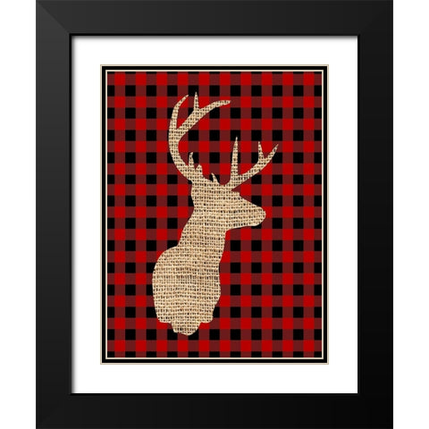 Farmhouse Christmas 6 v2 Black Modern Wood Framed Art Print with Double Matting by Allen, Kimberly