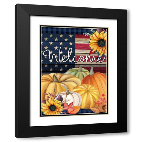 In the Fall 3 Black Modern Wood Framed Art Print with Double Matting by Allen, Kimberly