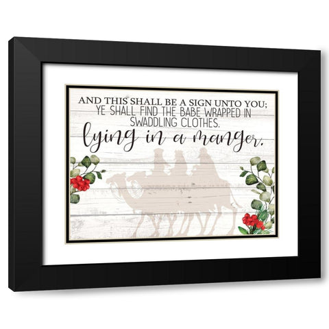 And this Shall Be Black Modern Wood Framed Art Print with Double Matting by Allen, Kimberly