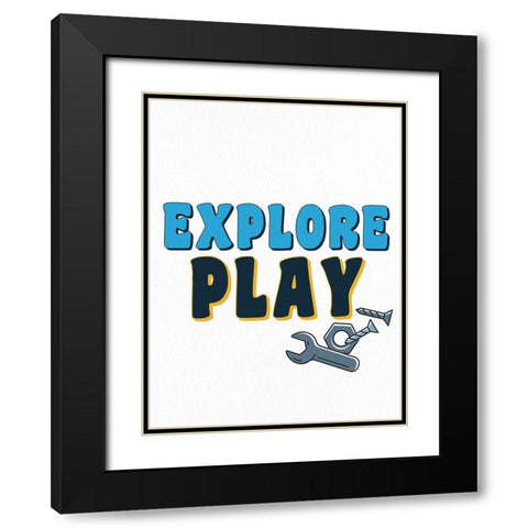 Build 2 Black Modern Wood Framed Art Print with Double Matting by Allen, Kimberly
