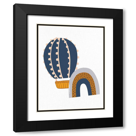 Chase 2 Black Modern Wood Framed Art Print with Double Matting by Allen, Kimberly