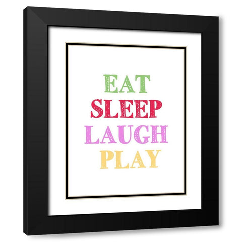Draw 2 Black Modern Wood Framed Art Print with Double Matting by Allen, Kimberly