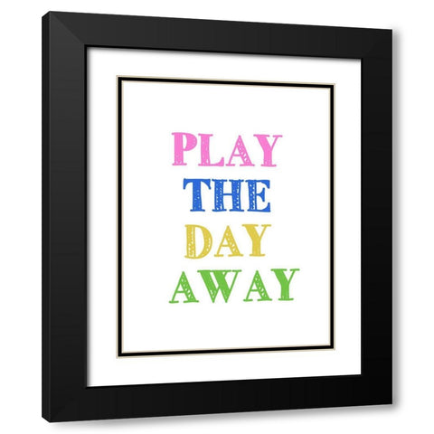 Draw 3 Black Modern Wood Framed Art Print with Double Matting by Allen, Kimberly
