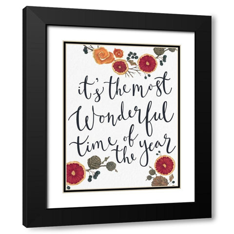 Most Wonderful Dried Fruit Black Modern Wood Framed Art Print with Double Matting by Allen, Kimberly