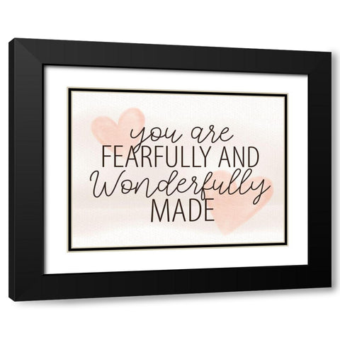 Wonderfully Made Black Modern Wood Framed Art Print with Double Matting by Allen, Kimberly