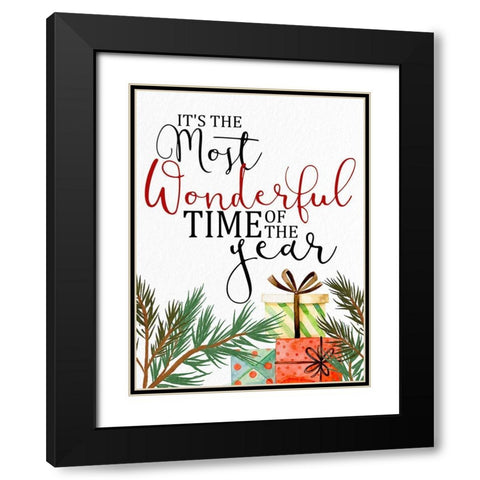Wonderful Year Black Modern Wood Framed Art Print with Double Matting by Allen, Kimberly
