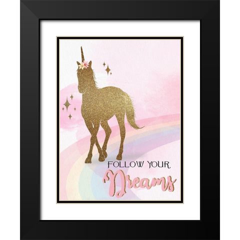 You Are Magic 2 v2 Black Modern Wood Framed Art Print with Double Matting by Allen, Kimberly