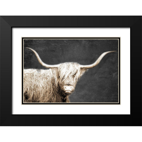 In the Highlands Black Modern Wood Framed Art Print with Double Matting by Allen, Kimberly