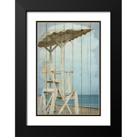 View of the Sea Black Modern Wood Framed Art Print with Double Matting by Allen, Kimberly