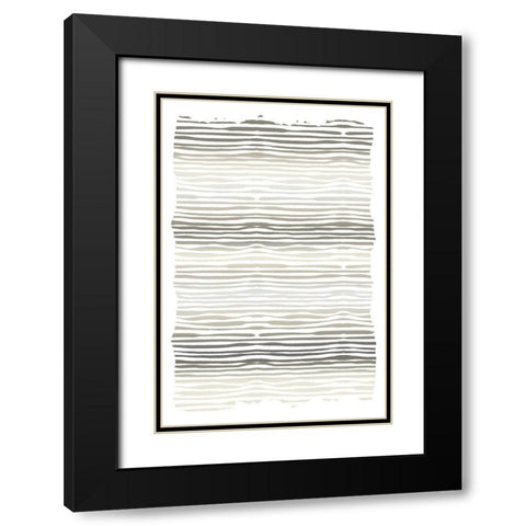 Layered Black Modern Wood Framed Art Print with Double Matting by Allen, Kimberly