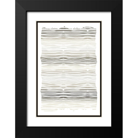 Layered Black Modern Wood Framed Art Print with Double Matting by Allen, Kimberly