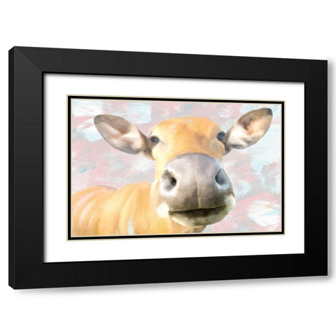 Darla Black Modern Wood Framed Art Print with Double Matting by Allen, Kimberly