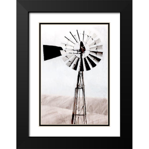 Standing Tall Black Modern Wood Framed Art Print with Double Matting by Allen, Kimberly
