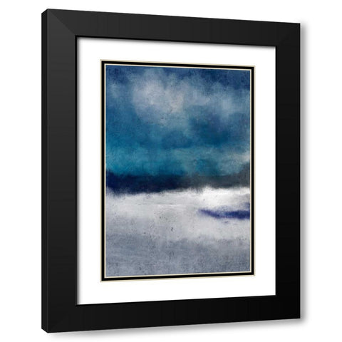 Layers of Sky Black Modern Wood Framed Art Print with Double Matting by Allen, Kimberly