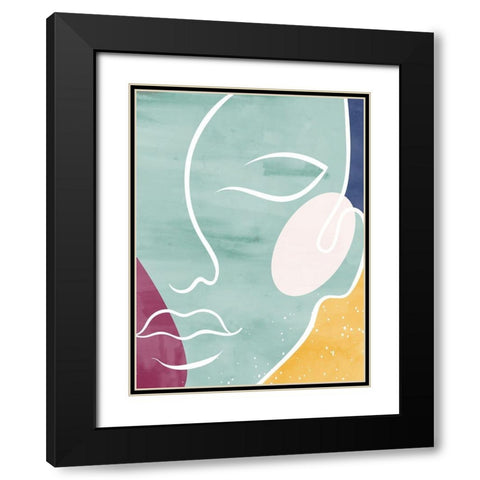 Beauty Black Modern Wood Framed Art Print with Double Matting by Allen, Kimberly