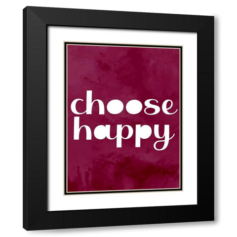 Choose Black Modern Wood Framed Art Print with Double Matting by Allen, Kimberly