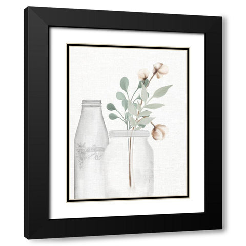 Vintage Glass Black Modern Wood Framed Art Print with Double Matting by Allen, Kimberly