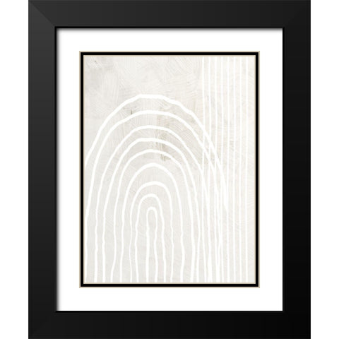 Arch 2 Black Modern Wood Framed Art Print with Double Matting by Allen, Kimberly