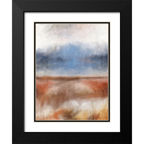 Sky and Earth 1 Black Modern Wood Framed Art Print with Double Matting by Allen, Kimberly