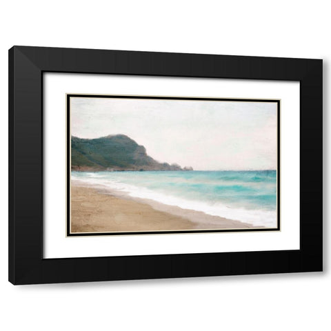 Seaside Black Modern Wood Framed Art Print with Double Matting by Allen, Kimberly