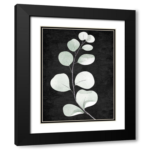 Stems 1 Black Modern Wood Framed Art Print with Double Matting by Allen, Kimberly